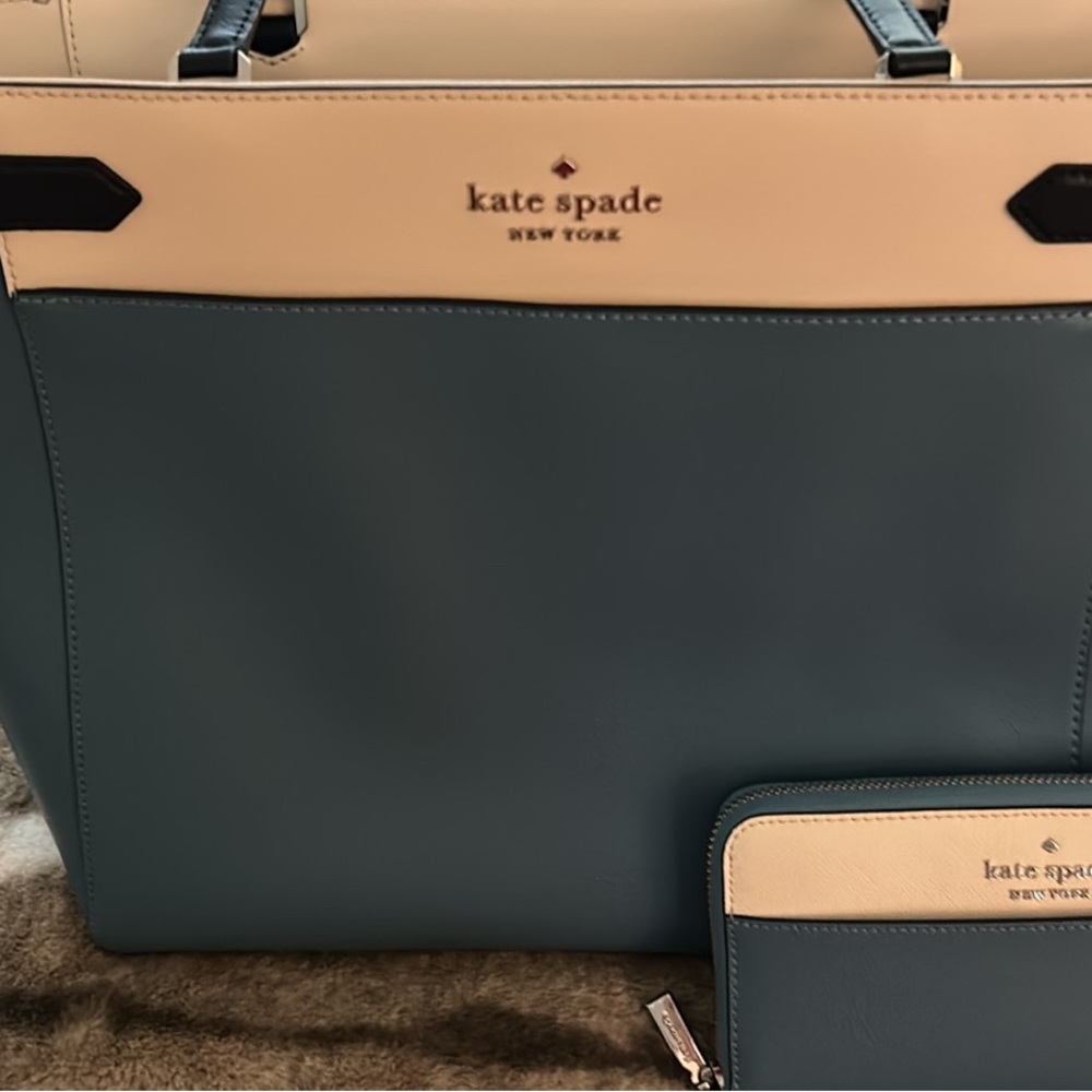 Kate Spade “Staci” tote and wallet set